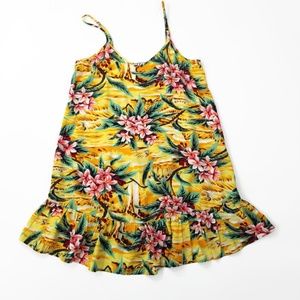 Chloe K Dress/shirt Sm Hawaiian Tropical Pattern